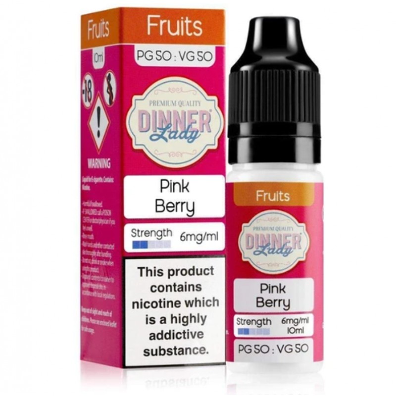 Dinner Lady Fruits 50/50 Pink Berry E-liquid 10ml