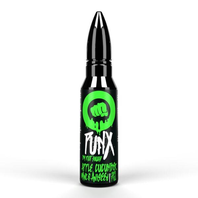 Riot Squad Punx Apple, Cucumber, Mint & Aniseed Shortfill 50ml