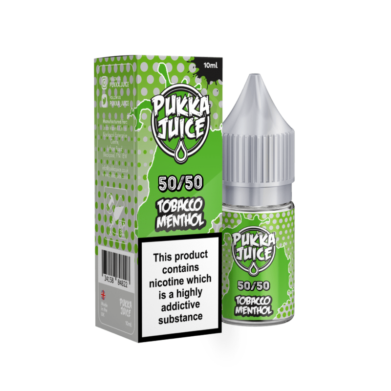 Pukka Juice Tobacco Menthol E-liquid 10ml