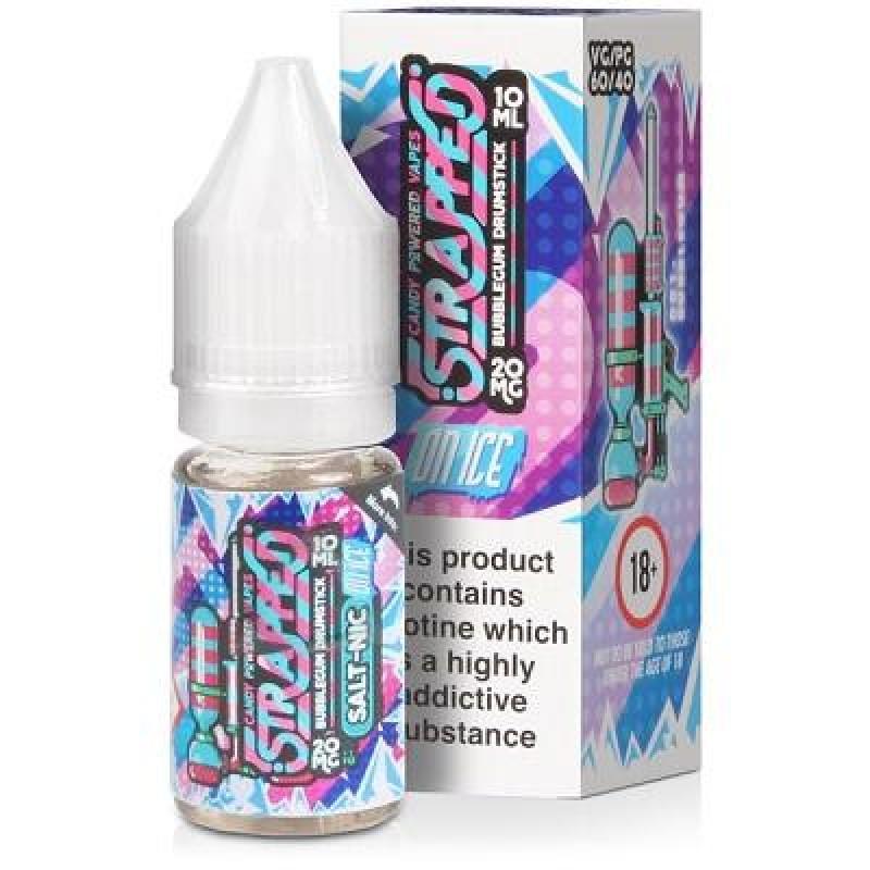 Strapped Bubblegum Drumstick On Ice Nic Salt 10ml