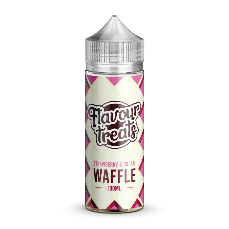 Flavour Treats Strawberry and Cream Waffle Shortfill 100ml