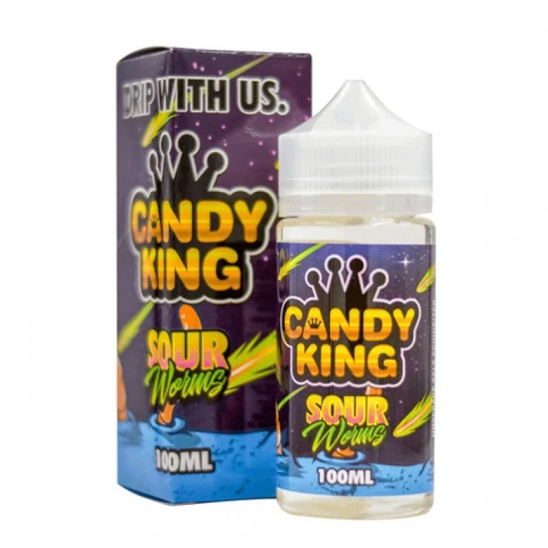 Candy King Sour Worms Shortfill 100ml