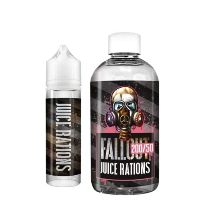 Fallout Juice Rations Peach Pineapple Passionfruit Ice Shortfill 200ml
