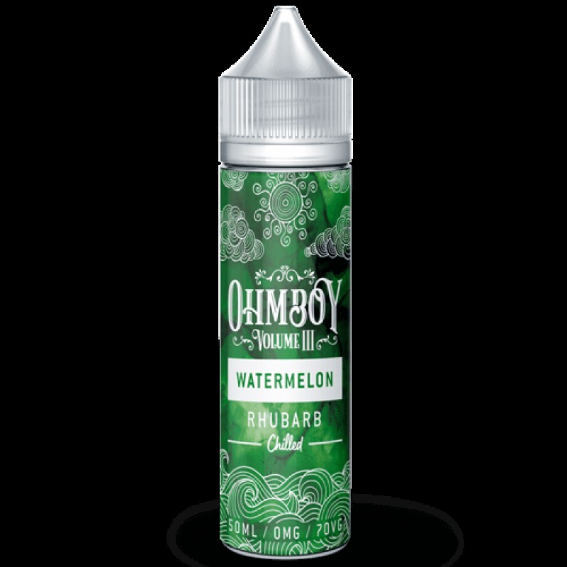 Ohm Boy Volume III Watermelon Rhubarb Chilled Shortfill 50ml