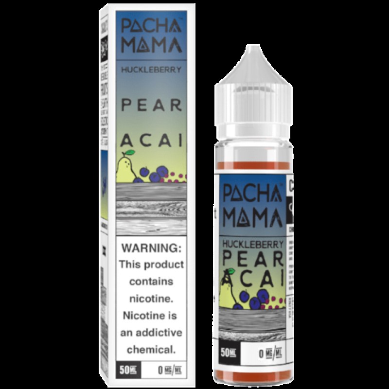 Pacha Mama Huckleberry, Pear and Acai Shortfill 50...