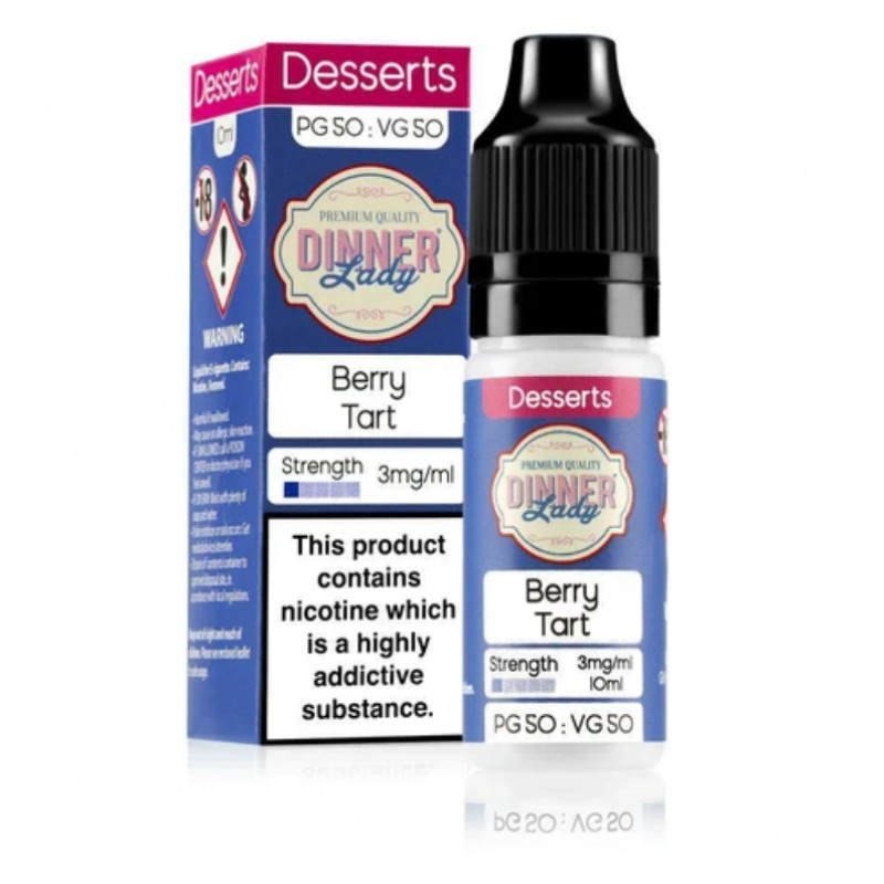 Dinner Lady Desserts 50/50 Berry Tart E-liquid 10m...