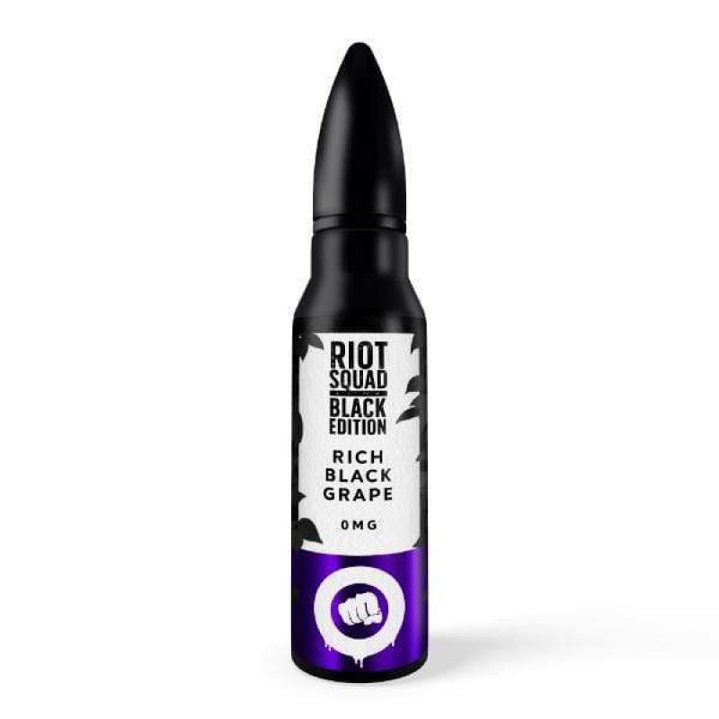 Riot Squad Black Edition Rich Black Grape Shortfil...