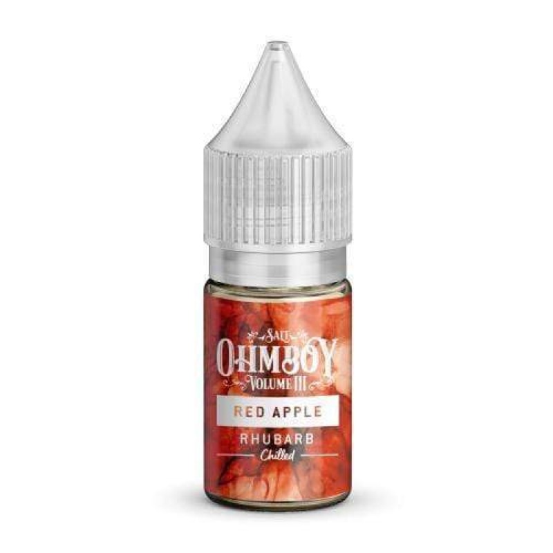 Ohm Boy Volume III Red Apple Rhubarb Nic Salt E-Li...