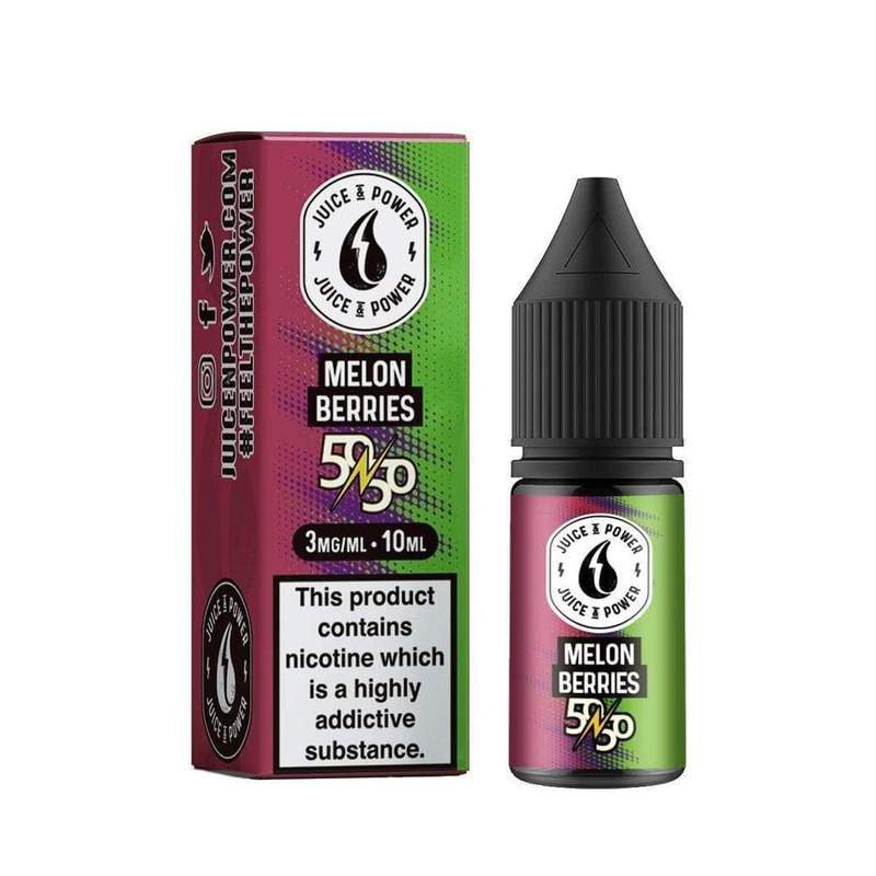 Juice N Power Melon Berries 50/50 E-Liquid 10ml