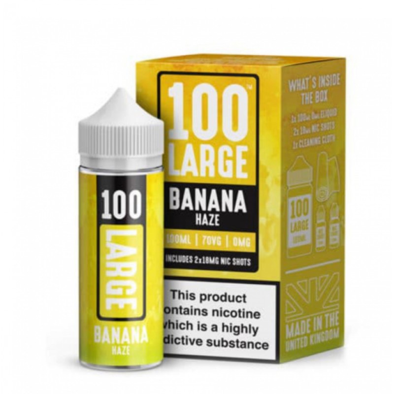 Large Juice Banana Haze Shortfill 100ml