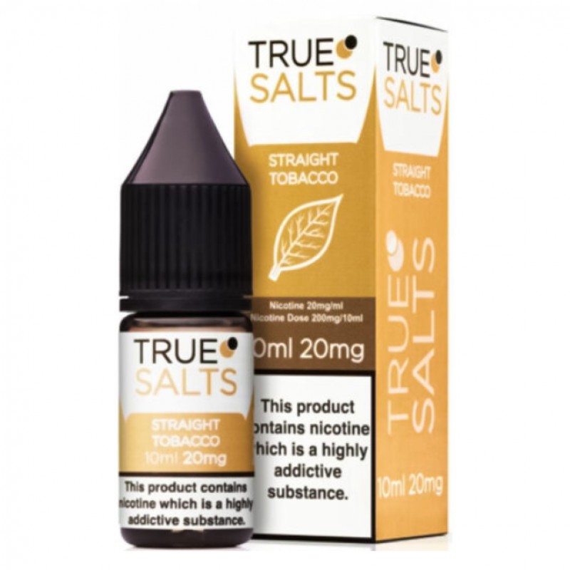 True Salts Straight Tobacco Nic Salt 10ml