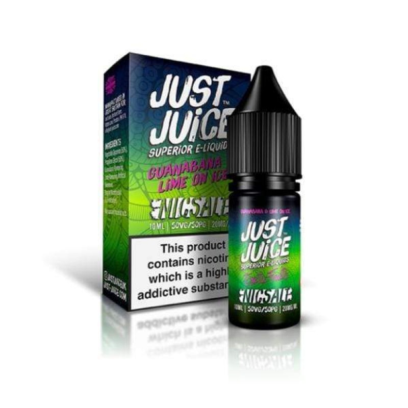 Just Juice Guanabana & Lime on Ice Nic Salt 10...