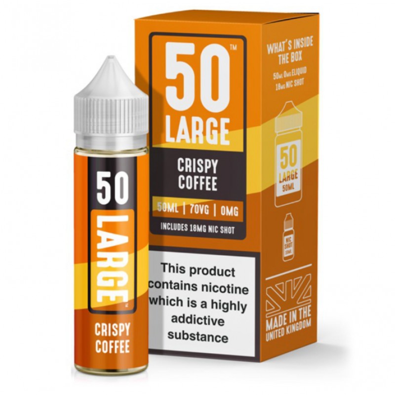 Large Juice Crispy Coffee Shortfill 50ml