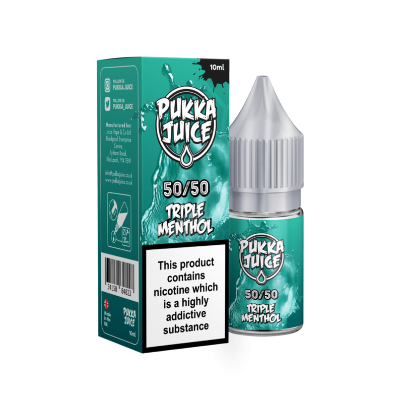 Pukka Juice Triple Menthol E-liquid 10ml