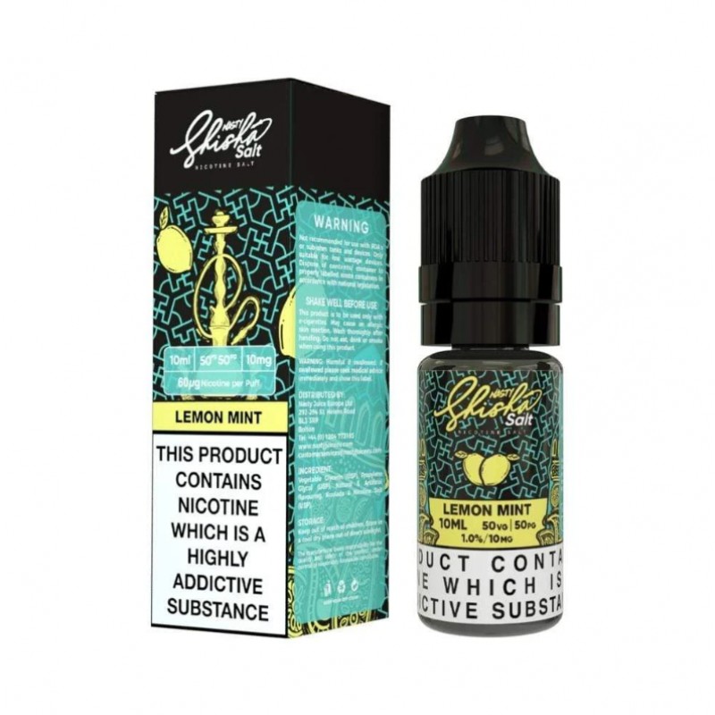 Nasty Juice Nasty Salt Shisha Lemon Mint Nic Salt ...