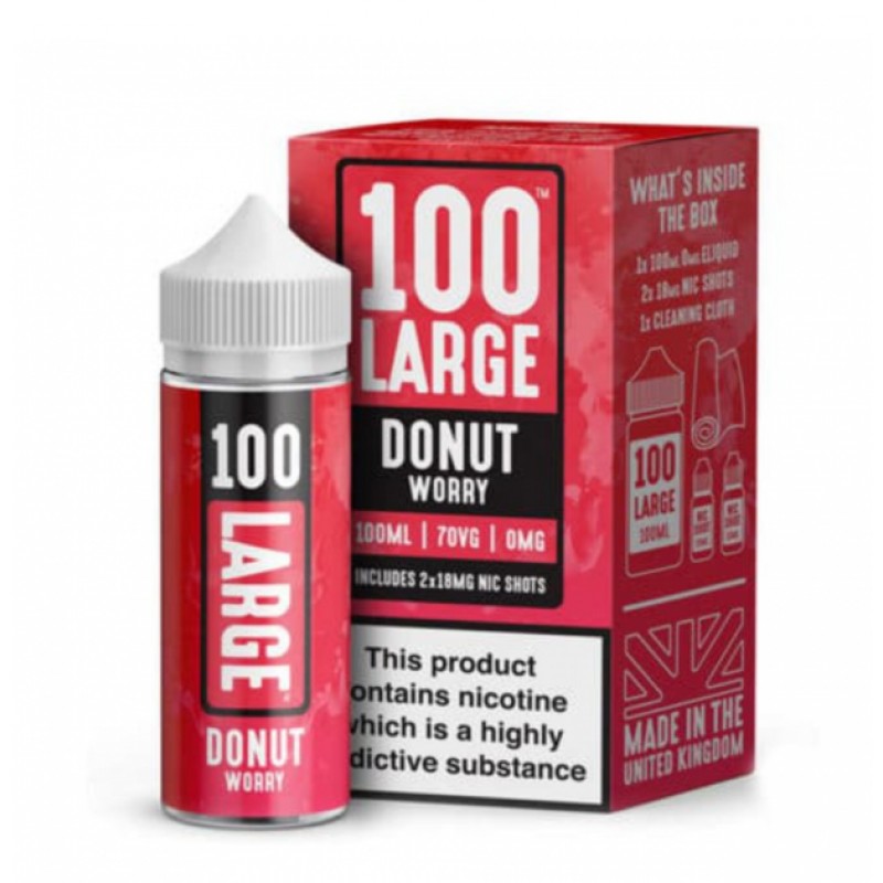 Large Juice Donut Worry Shortfill 100ml