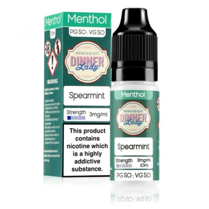 Dinner Lady Menthol 50/50 Spearmint E-liquid 10ml