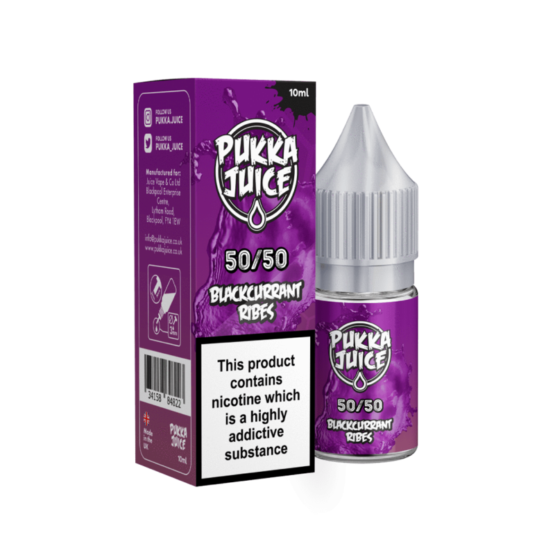 Pukka Juice Blackcurrant Ribes E-liquid 10ml