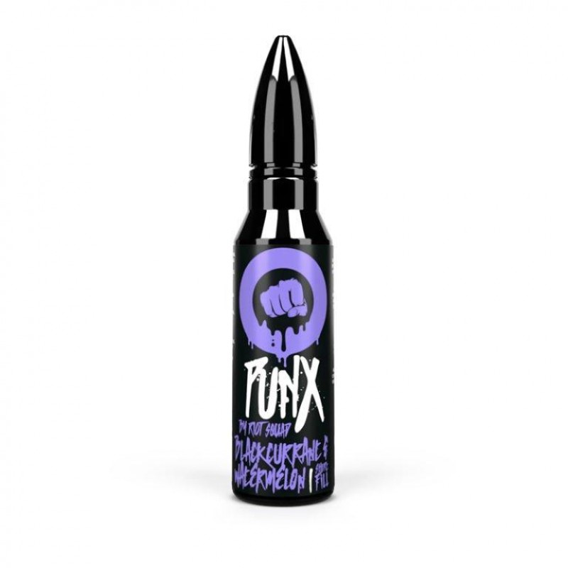 Riot Squad Punx Blackcurrant & Watermelon Shortfill 50ml