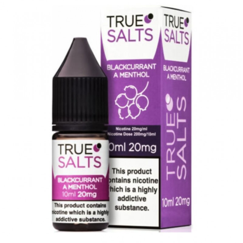 True Salts Blackcurrant A Menthol Nic Salt 10ml