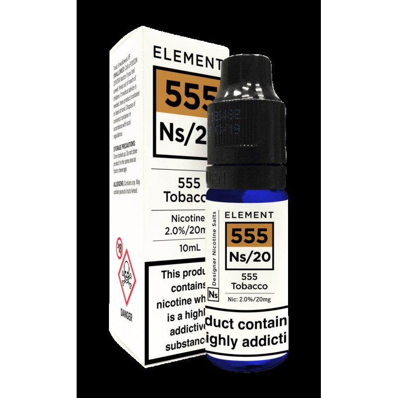 Element NS 555 Tobacco Nic Salt 10ml