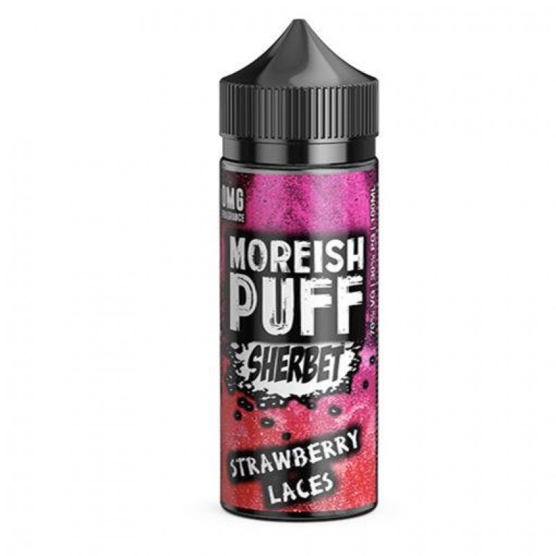 Moreish Puff Sherbet Strawberry Laces Shortfill 100ml