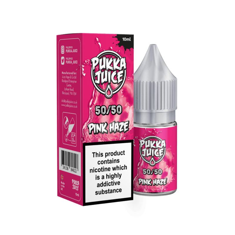 Pukka Juice Pink Haze E-liquid 10ml