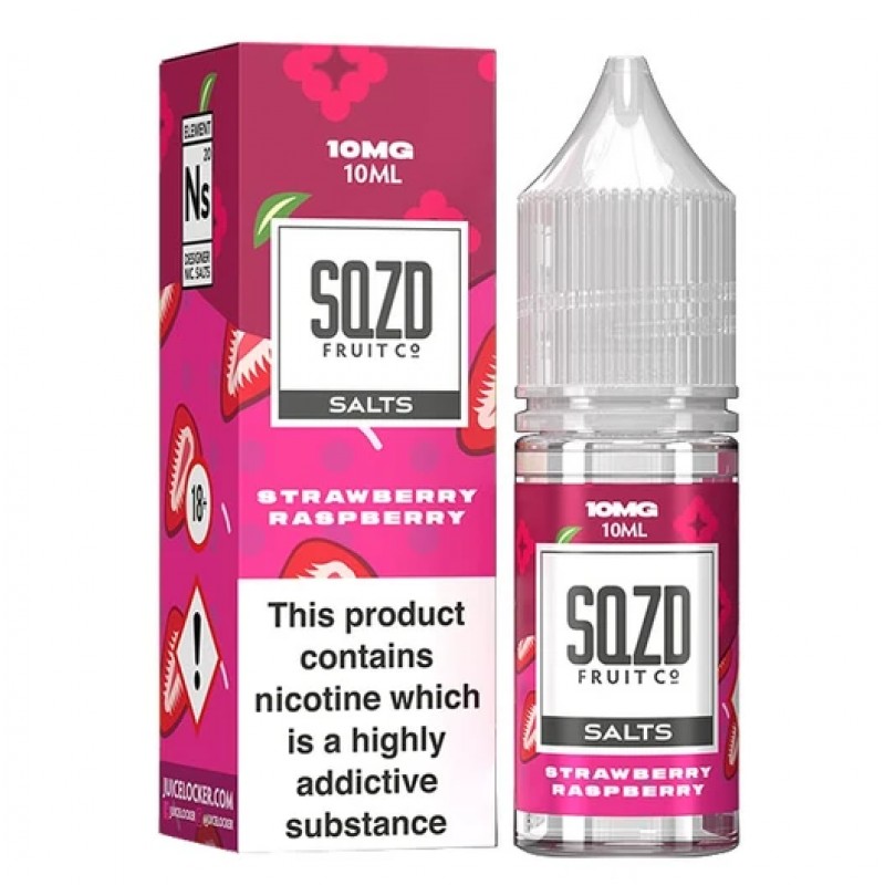 SQZD Strawberry Raspberry Nic Salt 10ml