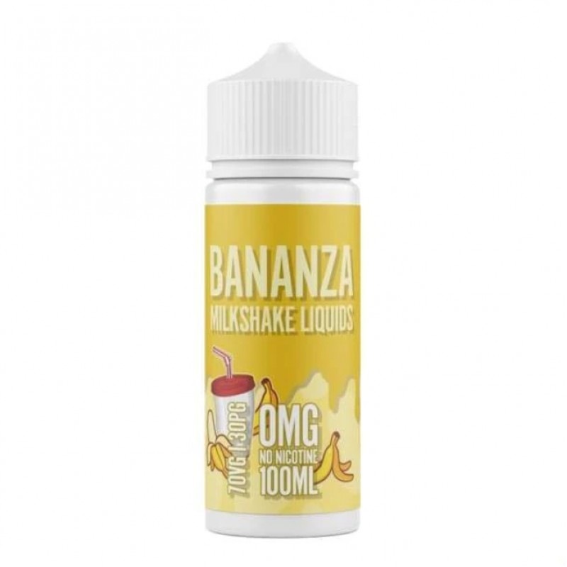 Milkshake Liquids Bnanaza Shortfill 100ml