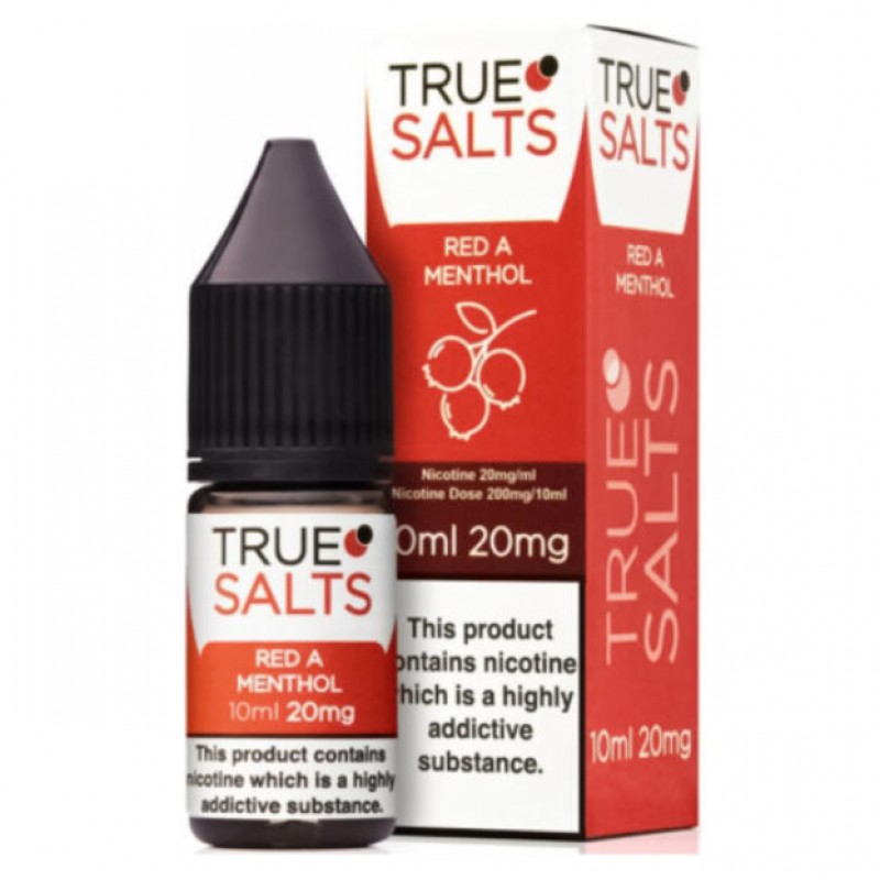 True Salts Red A Menthol Nic Salt 10ml