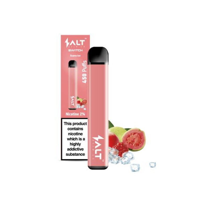 SALT Switch Guava Ice Salt Brew Co Disposable Vape