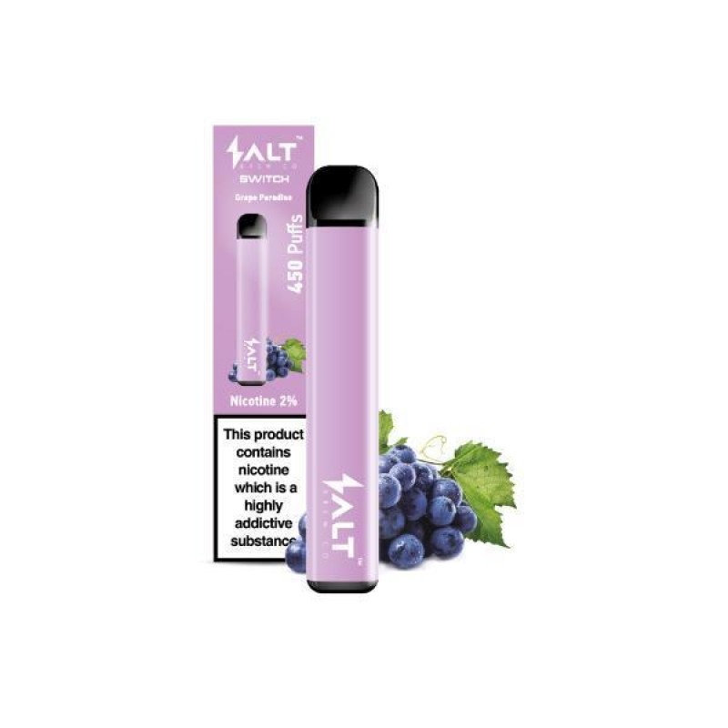 SALT Switch Grape Paradise Salt Brew Co Disposable...