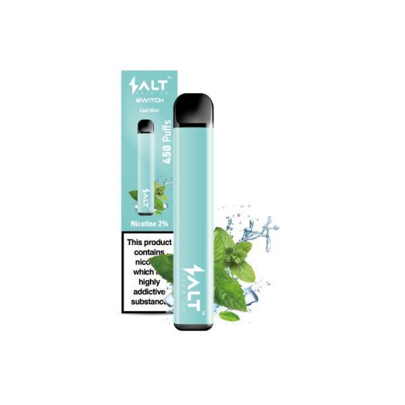 SALT Switch Cool Mint Salt Brew Co Disposable Vape
