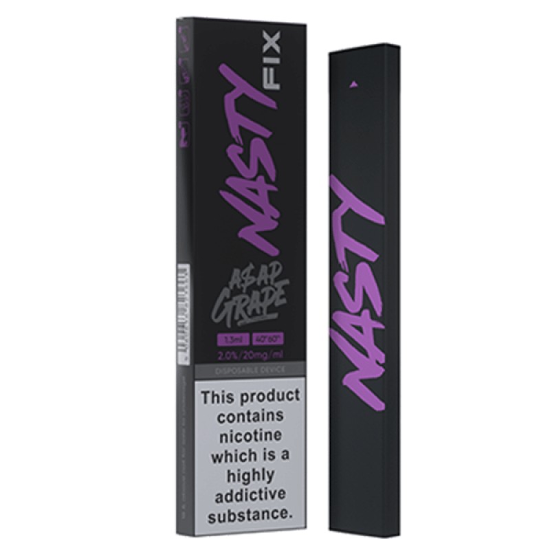 Nasty Fix ASAP Grape Disposable Vape