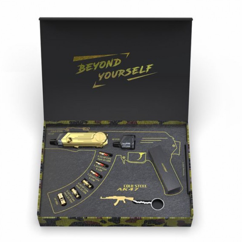 Artery Cold Steel AK47 50W Pod Kit Limited Edition 24K Gold Plated