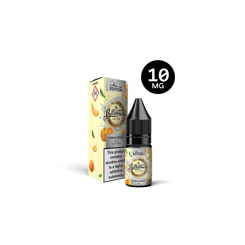 Billionaire Platinum Edition Citrine Crush 10ml Nic Salt