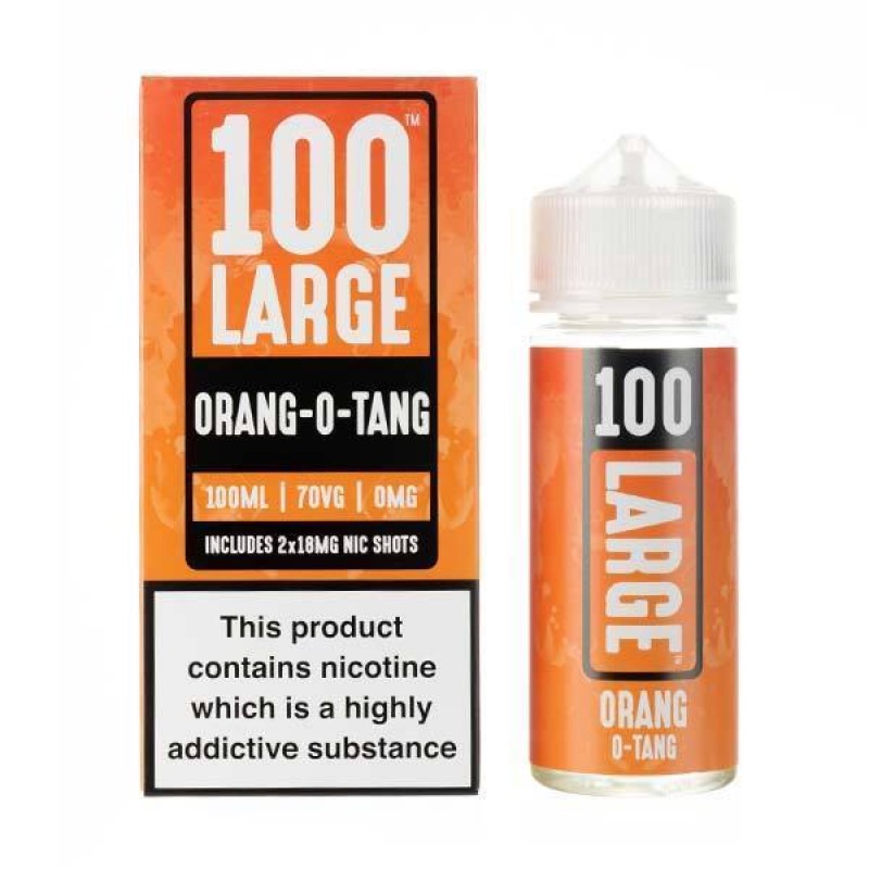 Large Juice 100 Large Orange-O-Tang Shortfill 100m...