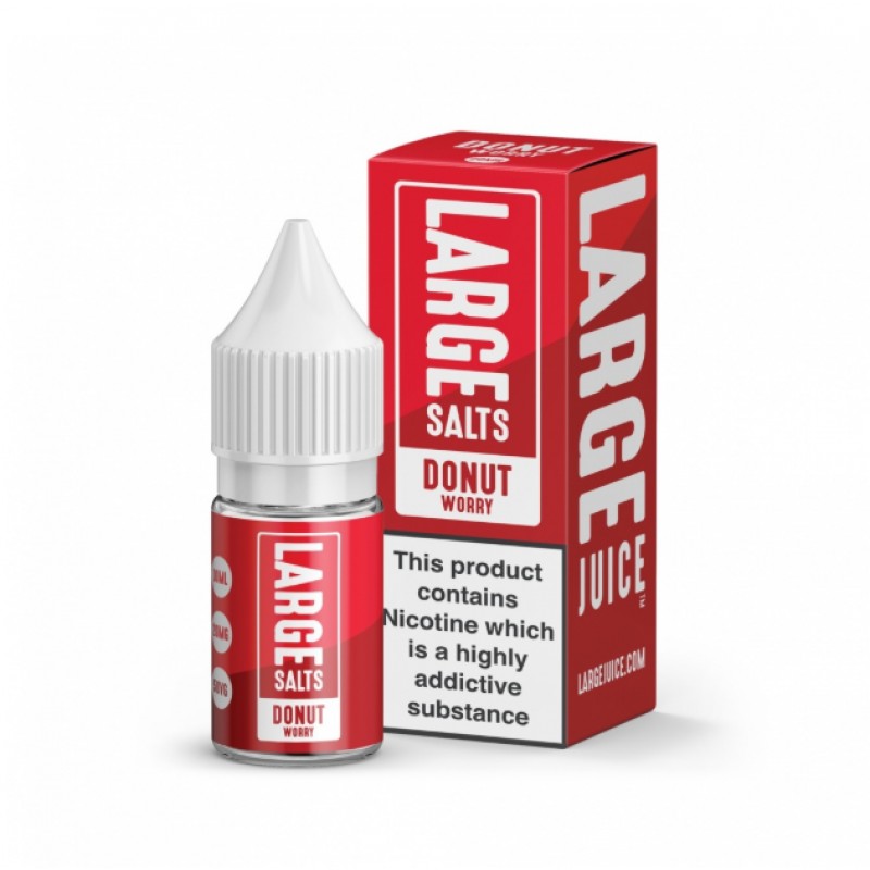 Large Juice Donut Worry Nic Salt 10ml