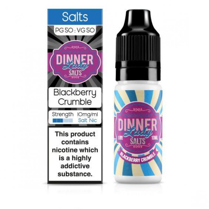 Dinner Lady Blackberry Crumbles Nic Salt E-Liquid ...