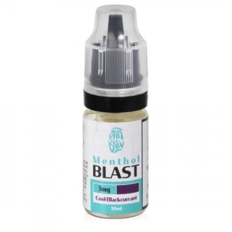 Ohm Brew Menthol Blast Cool Blackcurrant E-liquid ...