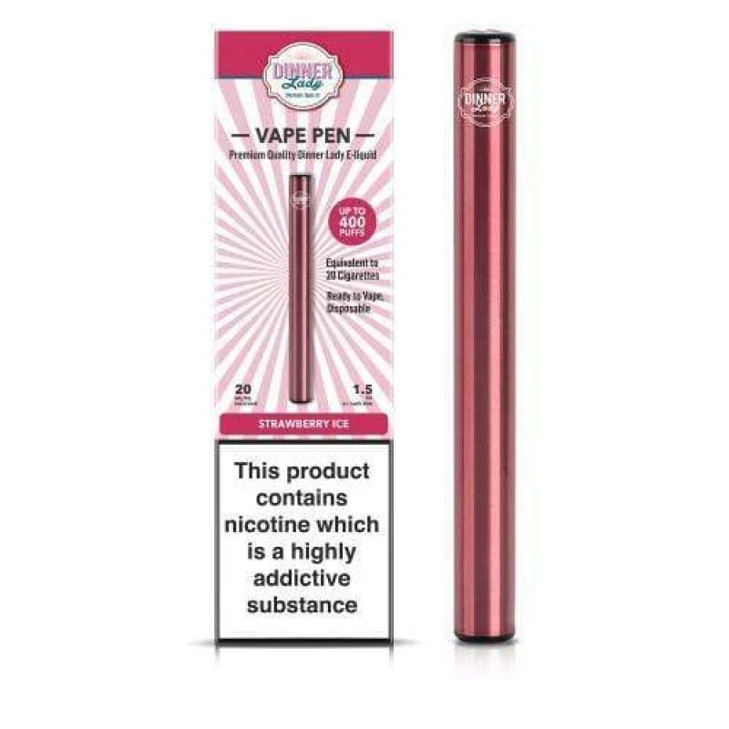 Dinner Lady Strawberry Ice Disposable Vape Pen