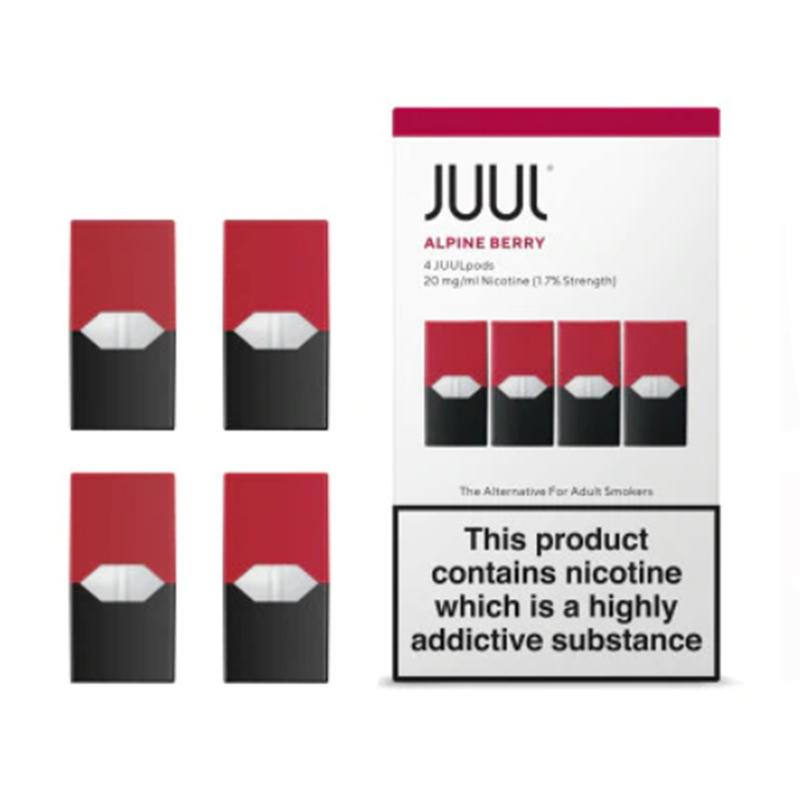 JUUL Alpine Berry Nic Salt E-Liquid Prefilled Pods...