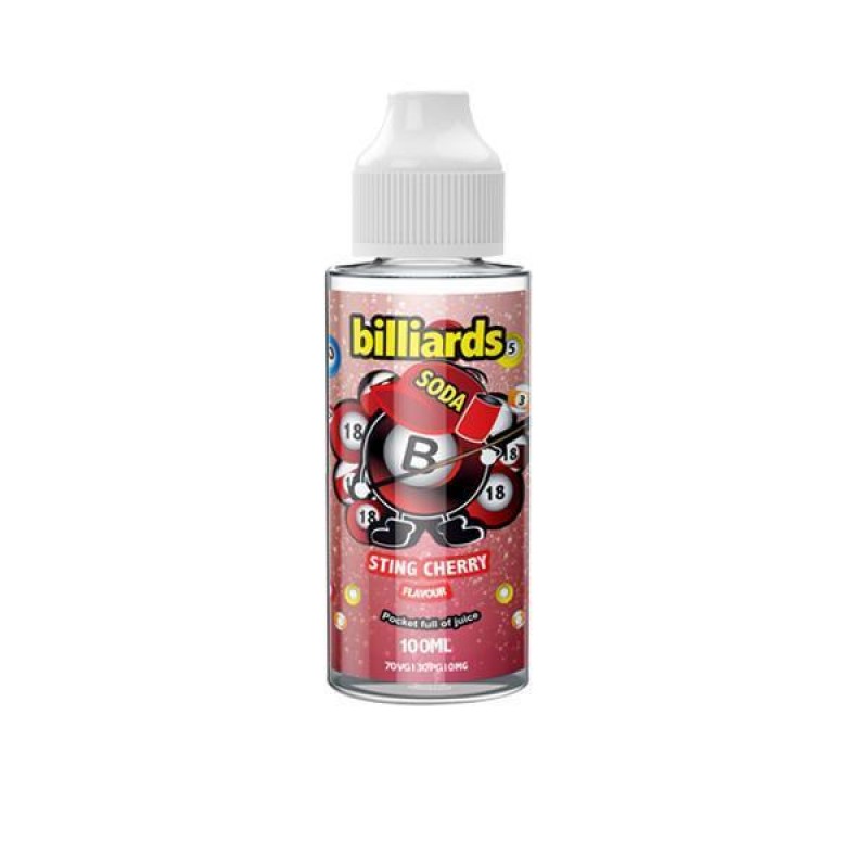 Billiards Soda Range 70VG/30PG Shortfill 100ml