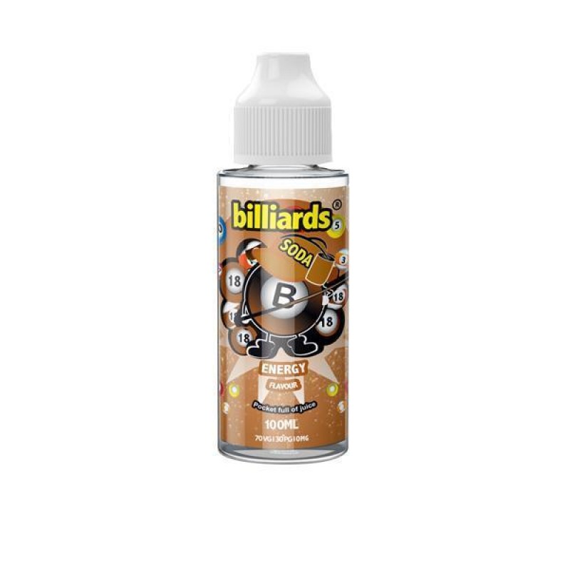 Billiards Soda Range 70VG/30PG Shortfill 100ml