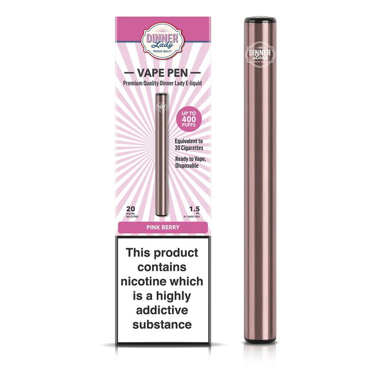 Dinner Lady Pink Berry Disposable Vape Pen